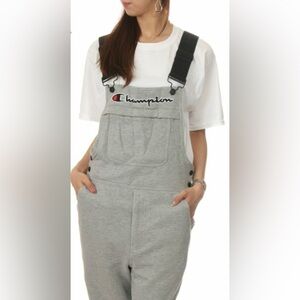 Champion Super Fleece Gray Overalls